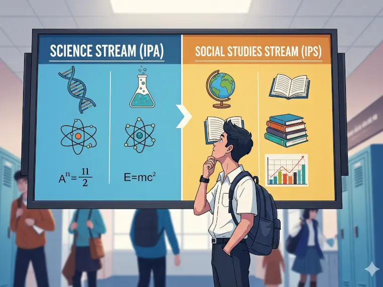 Pilihan jurusan SMA, jenjang pendidikan di Indonesia, pendidikan menengah.
