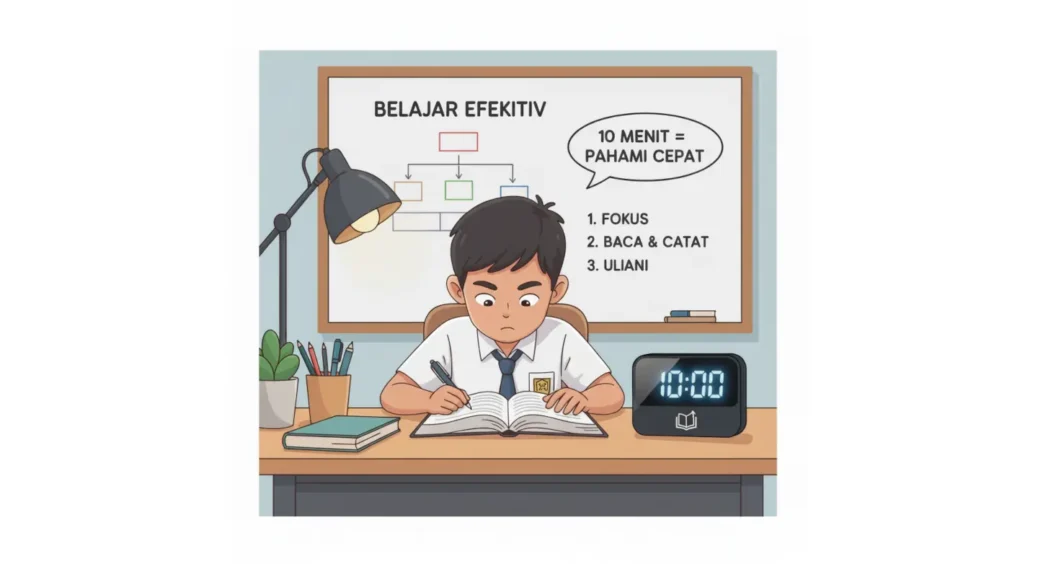 Rahasia Belajar Efektif 10 Menit: Kuasai Bab Tersulit Tanpa Pusing!