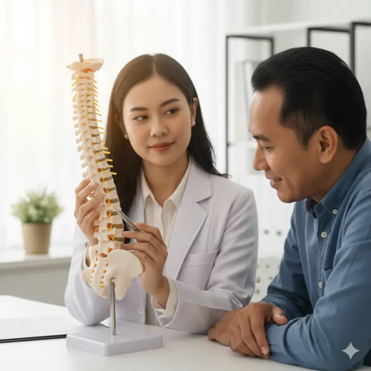 Mindset komunikator andal, di mana calon dokter mampu menjelaskan informasi medis yang kompleks secara sederhana