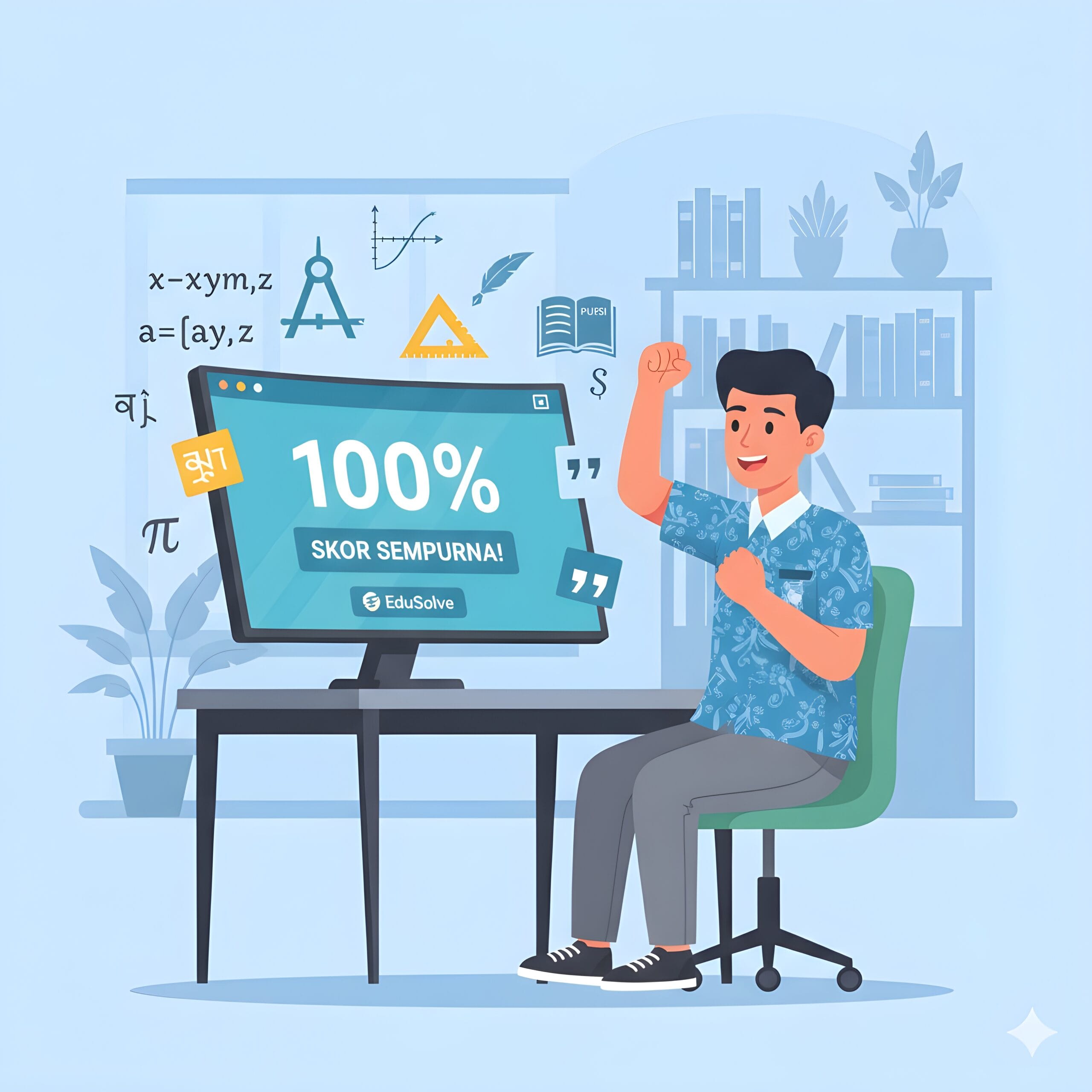 Ilustrasi persiapan TKA SMP kelas 9: Strategi belajar Matematika dan Bahasa Indonesia untuk hasil maksimal