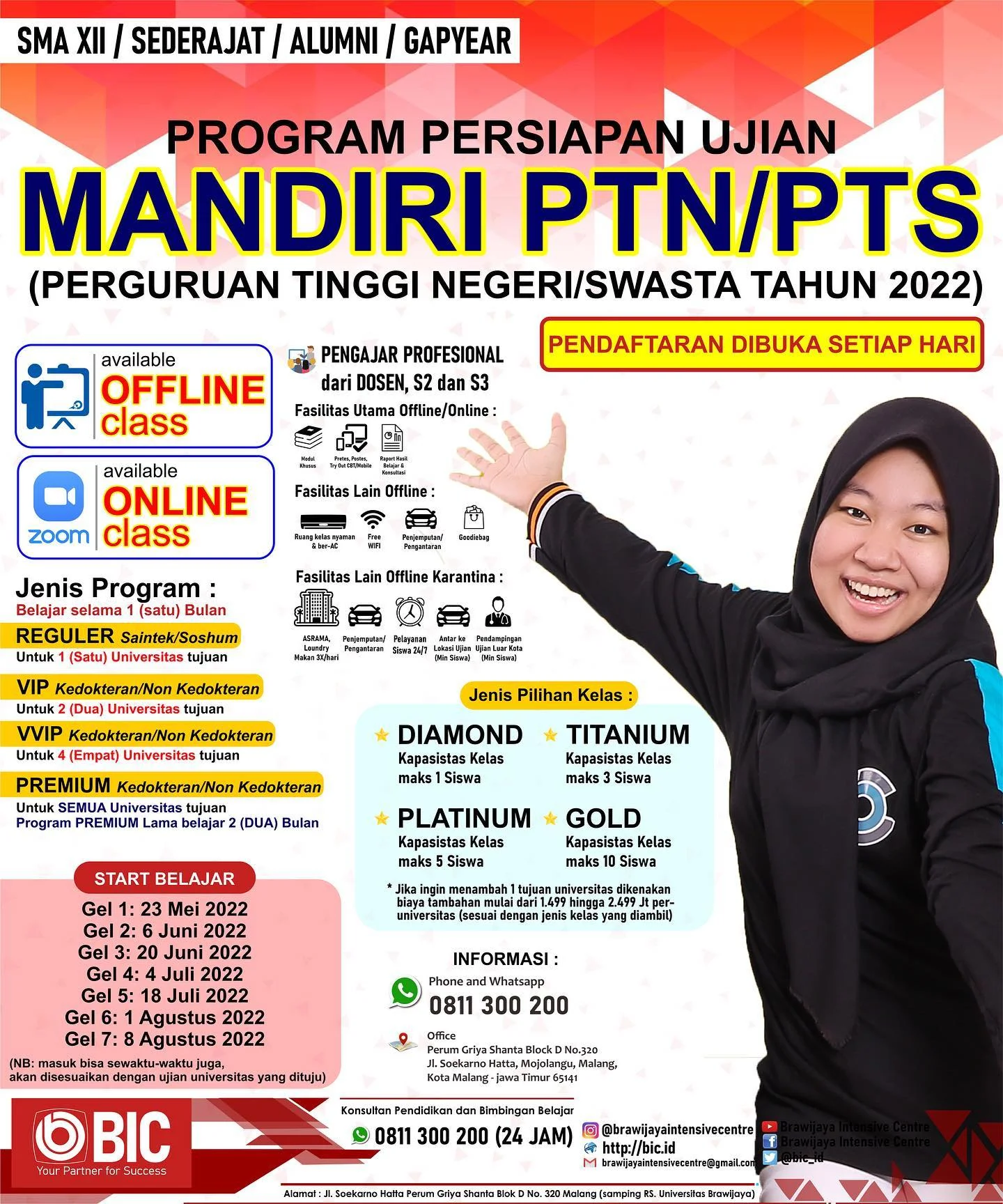 Program Persiapan Ujian Mandiri PTN PTS 2022